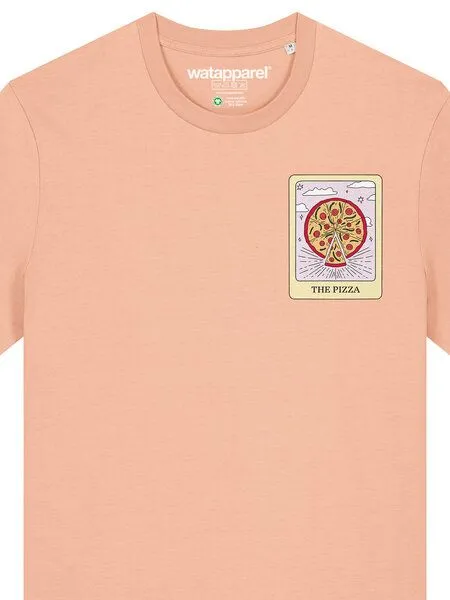watapparel watapparel T-Shirt Unisex Tarot The Pizza, Fraiche peche, – Produktbild 3 von 3