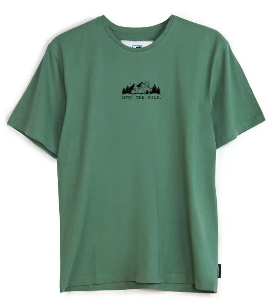 Gary Mash GARY MASH Shirt Into the wild aus Biobaumwolle, Olivgrün, – Produktbild 1 von 4
