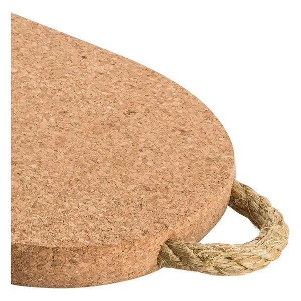 Kork-Deko Kork-Deko Pfannenuntersetzer 30x20 cm | Korkuntersetzer für Auflaufformen und Backbleche mit Schlaufen – Produktbild 6 von 6