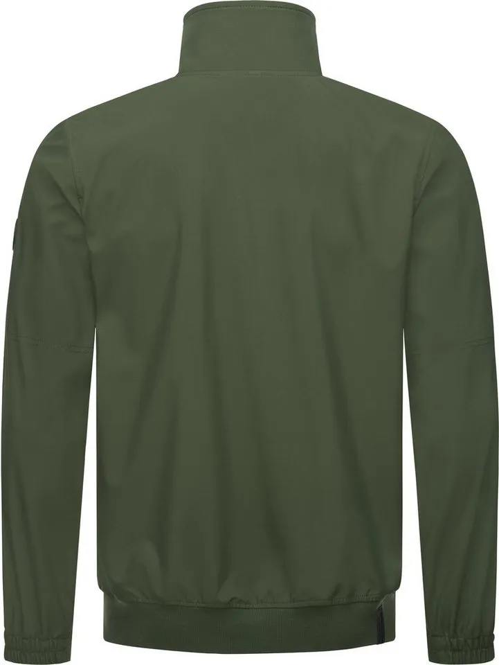 ragwear ragwear Outdoorjacke Collwie wasserdichte Herren Übergangsjacke mit hohem Kragen, Grün, – Produktbild 4 von 4