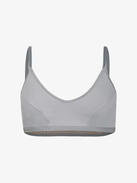 erlich textil erlich textil Edith bügelloses Bustier aus weichem Modal, Steingrau, – Produktbild 5 von 5