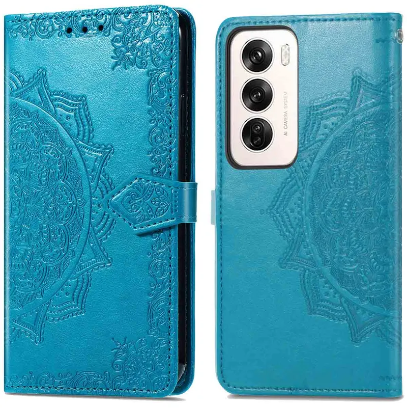 imoshion imoshion Mandala Klapphülle für das Oppo Reno 12, Türkis, – Produktbild 1 von 1