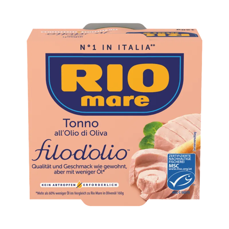 Rio Mare Rio Mare MSC Filod'olio, Thunfisch in Olivenöl, 120g – Produktbild 1 von 1