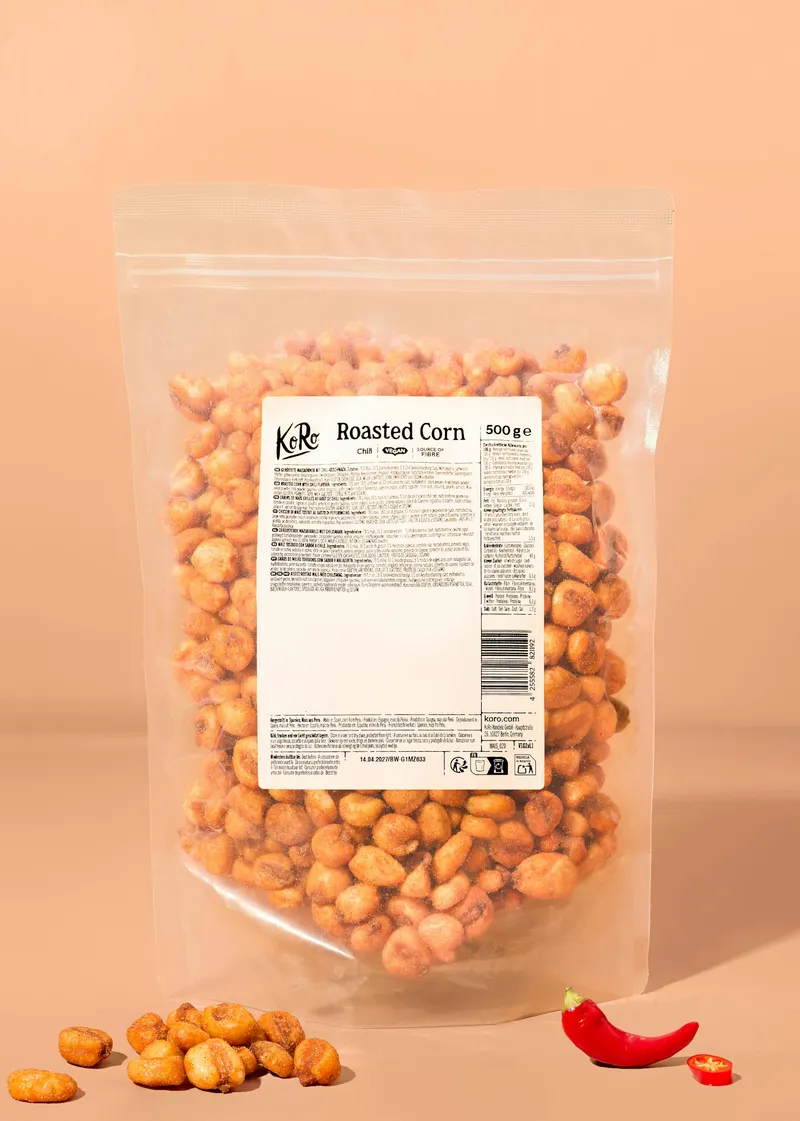 KoRo Geröstete Maiskörner mit Chili | 500 g – Produktbild 1 von 5