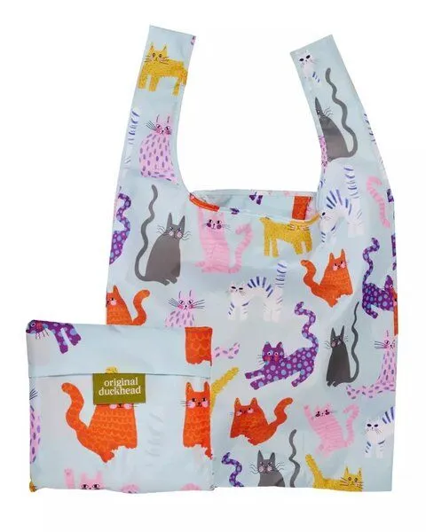 Original Duckhead Original Duckhead Tragetasche, Ice artsy cats (blau), – Produktbild 1 von 2