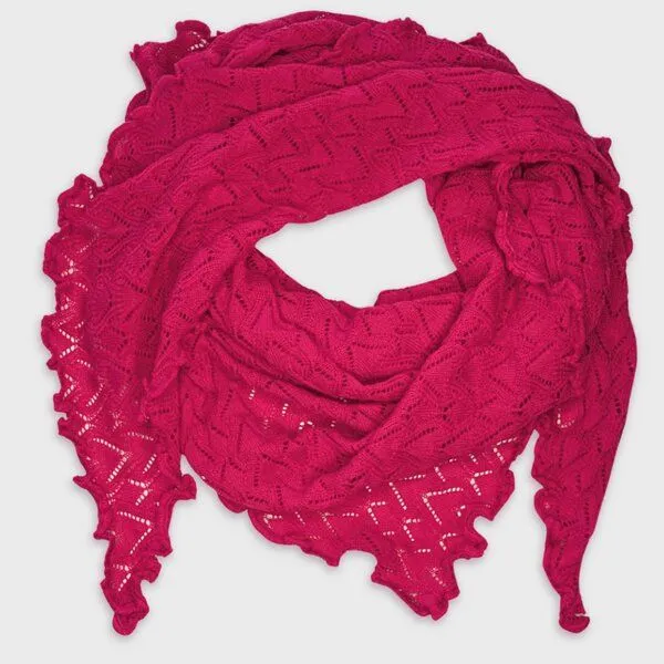 Invero Invero Dreiecktuch Susi, Magenta, – Produktbild 1 von 1
