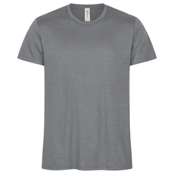 Kaipara - Merino Sportswear Kaipara - Merino Sportswear URBAN Merino Shirt Herren Kurzarm Regular 150, Elephant, – Produktbild 1 von 2