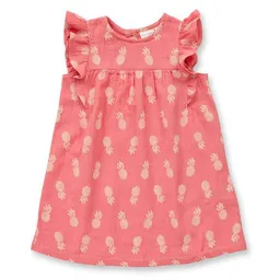 Sense Organics sense-organics Kinder Sommerkleid Muslin Bio Baumwolle Ananasdruck – Produktbild 1 von 1