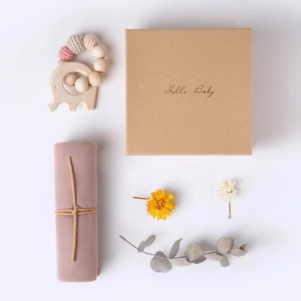 NoniKids Berlin NoniKids Berlin NoniKids Geschenkebox *Petit Animals* rose I GOTS & Bio – Produktbild 8 von 8