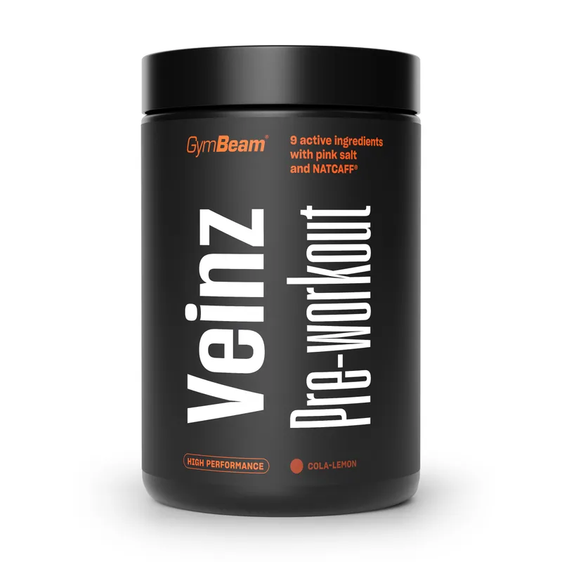 GymBeam OG1 GymBeam Veinz Pre-Workout 500 g Cola Lemon – Produktbild 1 von 1