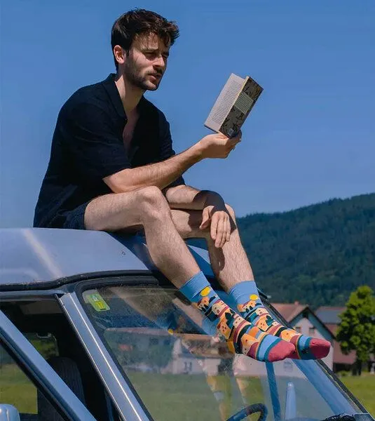 DillySocks DillySocks Socken Southern Living aus Biobaumwoll-Mix, Mehrfarbig, – Produktbild 4 von 4