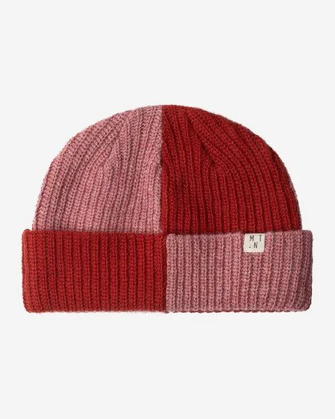 MATONA Matona Fischermütze | Fisherman Beanie | aus Wolle und Baumwolle | GOTS-zertifiziert, Rose - cranberry, – Produktbild 3 von 4