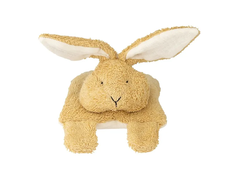 HANS NATUR HANS NATUR Kuscheliges Wärmekissen Bio-Baumwolle (kbA) - Hase 34 cm, Natur, – Produktbild 1 von 2