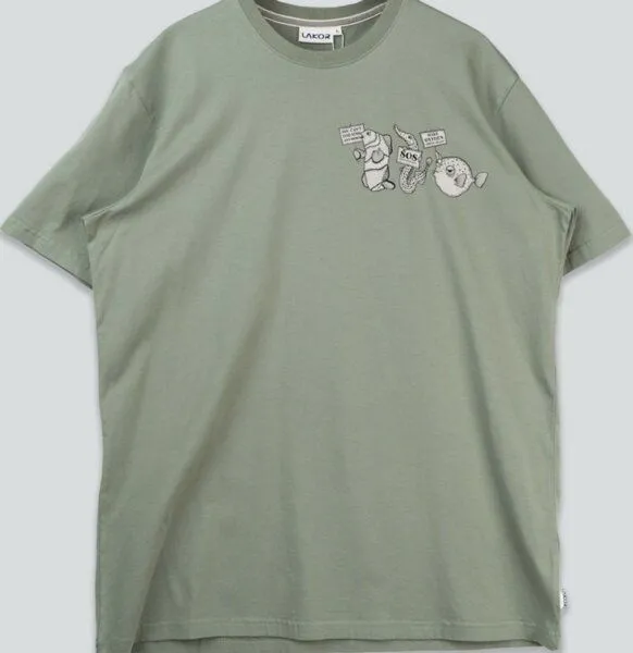 LAKOR LAKOR Reel Fish Demo T-shirt – Produktbild 1 von 4