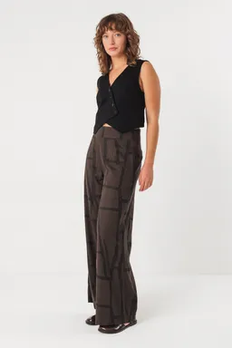 SKFK SKFK Damen vegan Hose Ekieta Brown – Produktbild 1 von 1