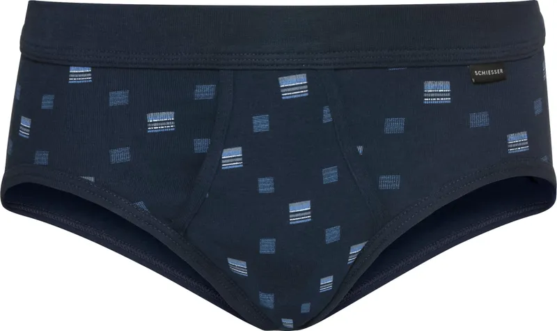 Schiesser Slip marine-bedruckt, Marine-bedruckt, – Produktbild 2 von 3