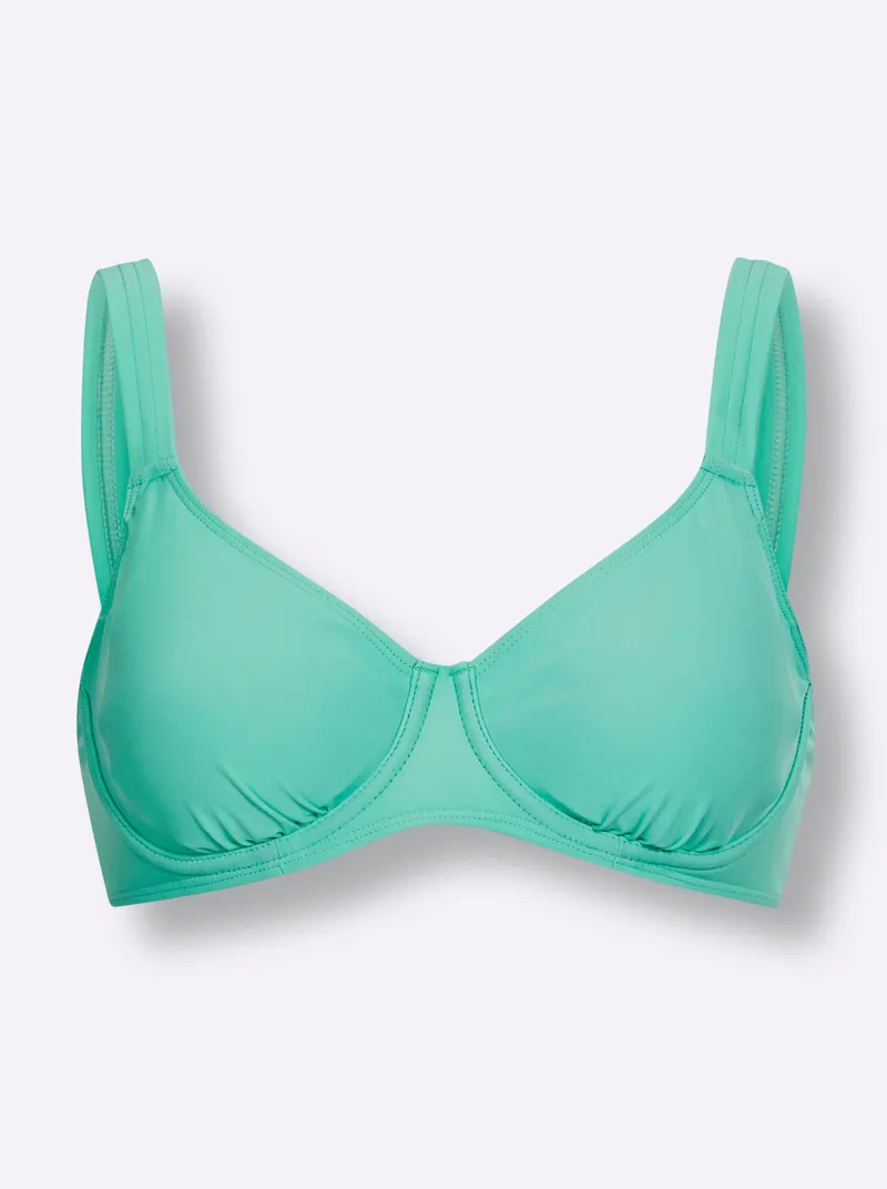 feel good Bikini-Oberteil blaugrün, Blaugrün, – Produktbild 2 von 2