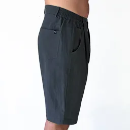 The Driftwood Tales The Driftwood Tales Herren vegan Shorts In Anthrazitblau – Produktbild 1 von 1