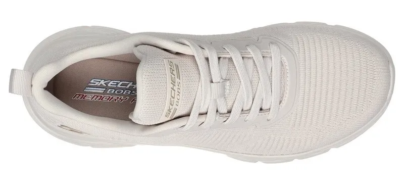Skechers Skechers BOBS B FLEX HI-FLYING HI Sneaker, Trainingsschuh, Schnürschuh, Freizeitschuh in veganer Verarbeitung, Weiß, – Produktbild 6 von 8