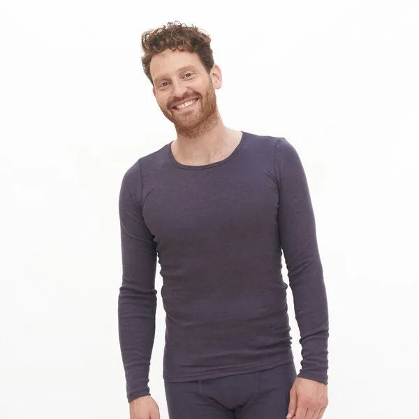 Living Crafts Living Crafts Langarm-Shirt - JOHAN, Navy graphite, – Produktbild 2 von 3
