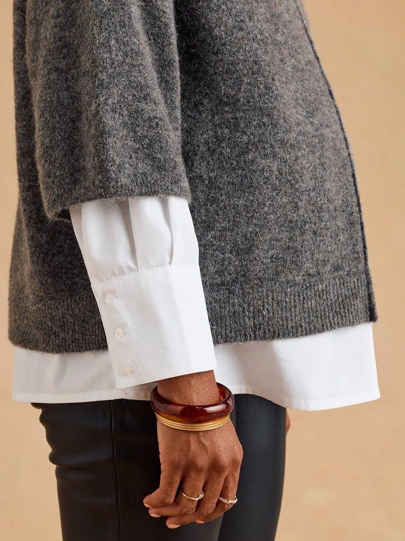 Envie De Fraise Pullover für Schwangerschaft & Stillzeit, Schokolade, – Produktbild 4 von 4