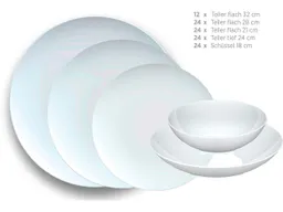 Mäser Mäser Tafelset 108-tlg. "Saturno Coupe" Porzellan – Produktbild 1 von 1