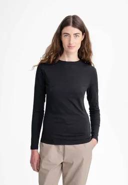 MELA MELA Basic Langarmshirt Style DHIVYA aus 100% Bio-Baumwolle – Produktbild 1 von 1