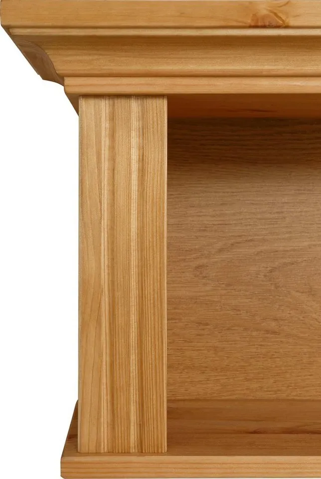 OTTO home Wandregal Teresa, Regal, Wandboard, Breite 120 cm, aus massiver Kiefer, FSC®-zertifiziert, Beige, – Produktbild 5 von 5