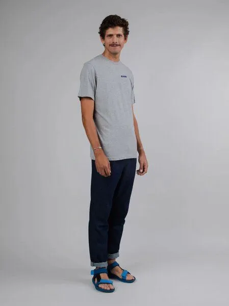 Brava Fabrics Brava Fabrics T-Shirt Out of Office, Grey melange (grau), – Produktbild 4 von 4