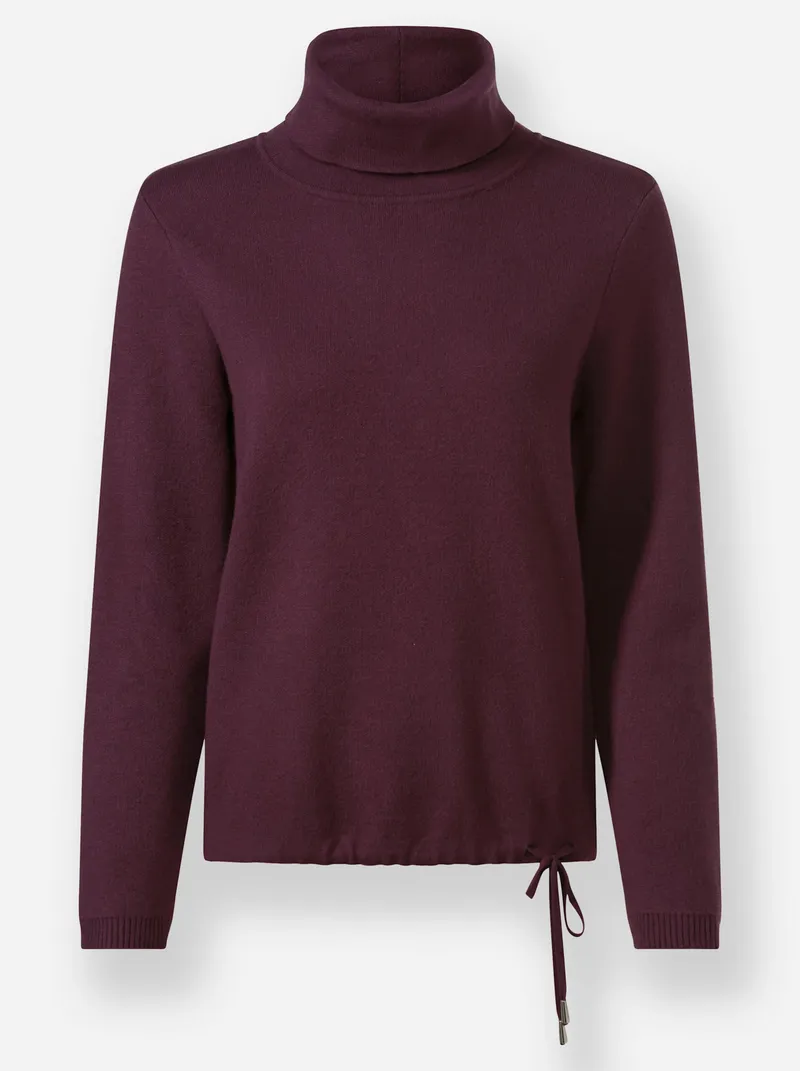 Witt Langarm-Pullover, Burgund, – Produktbild 1 von 2