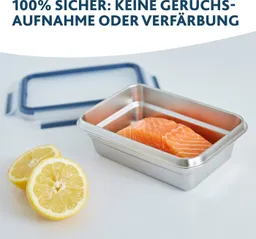 EMSA EMSA Frischhaltedose "Clip & Close" aus Edelstahl, 1,2 l – Produktbild 1 von 1