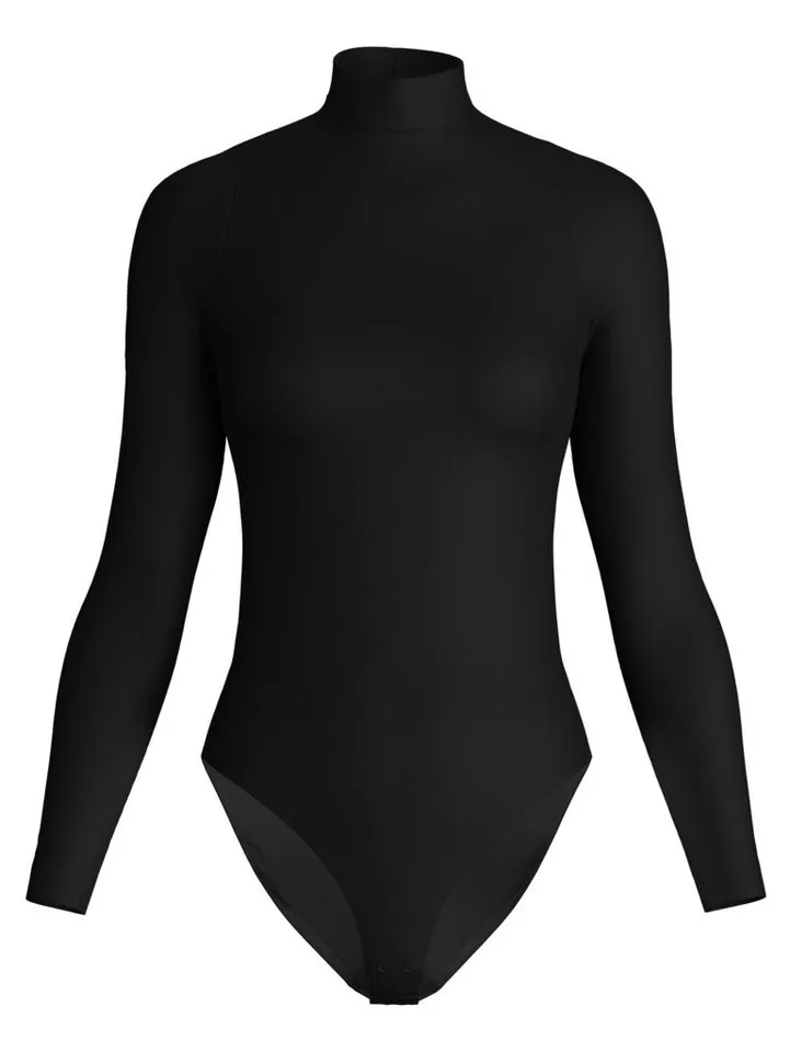 CALIDA CALIDA Shaping-Body Seamless Shape Damen (1-tlg) mit Stehkragen, nahtlos und anschmiegsam, Schwarz, – Produktbild 1 von 5