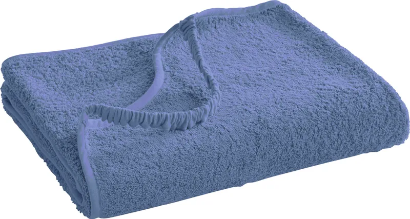 wäschepur Badetuch taubenblau, Taubenblau, – Produktbild 2 von 2