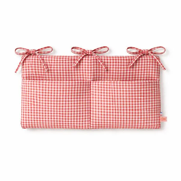 PAPATE PAPATE Schmusetier-Organizer aus Bio-Baumwolle, Vichy, – Produktbild 1 von 3