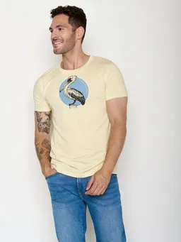 GreenBomb GREENBOMB Pelican Paradise Guide - Sportliches T-Shirt aus Bio-Baumwolle / hochwertiger Print / GOTS / Fair & Vegan – Produktbild 1 von 1