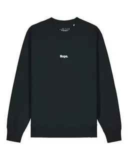 watapparel watapparel Sweatshirt Unisex Nope – Produktbild 1 von 1