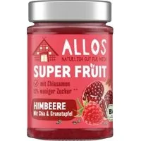 Allos Super-Fruit Himbeer-Fruchtaufstrich mit Chia & Granatapfel – Produktbild 1 von 1