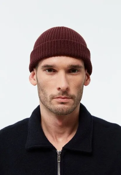 Givn Berlin Givn Berlin Beanie GBCHRISTOF aus Bio-Baumwolle, Wine red, – Produktbild 3 von 6