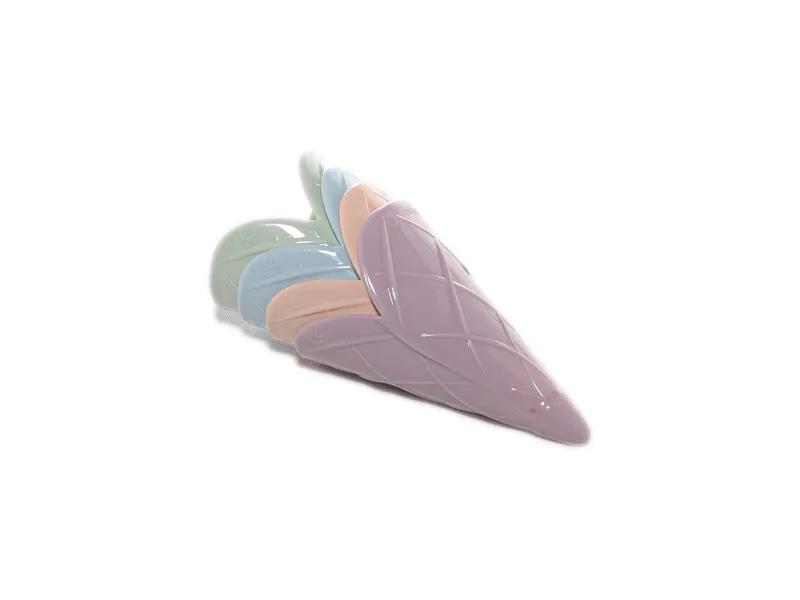Spielstabil Spielstabil Eistüte 4-teilig geschwungen, ca. 6 x 11,5 x 6 cm, Mehrfarbig, – Produktbild 1 von 1