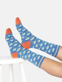 Thought Socken Modell: Floral Tile – Produktbild 1 von 1