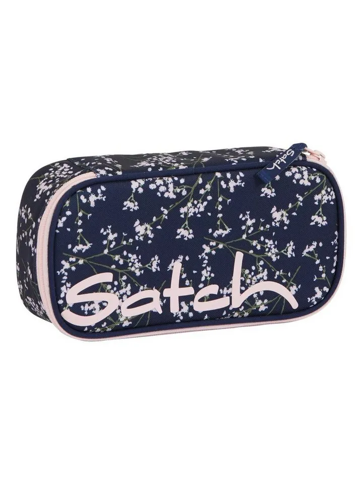 Satch Satch Federmäppchen Schlamperbox, (1-tlg), inklusive Geodreieck und Stundenplan, Blau, – Produktbild 5 von 8
