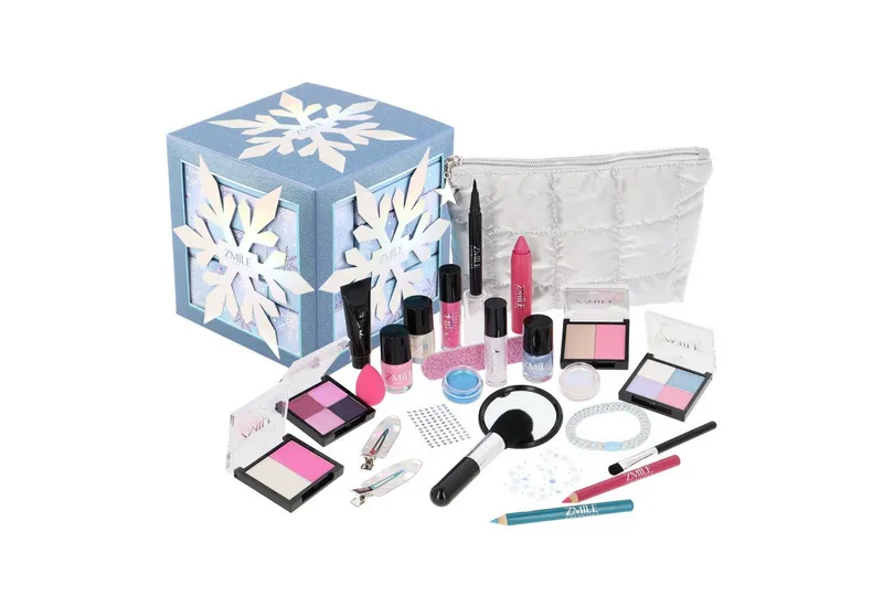 ZMILE COSMETICS Kosmetik-Adventskalender ZMILE COSMETICS Adventskalender Snow Flake Cube frosty white (24-tlg), Blau|weiß, – Produktbild 5 von 5