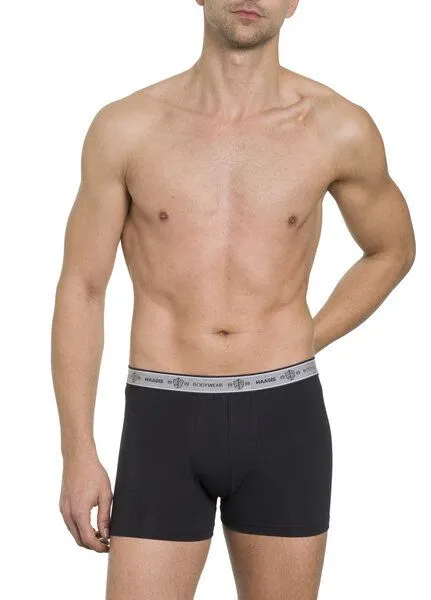 Haasis Bodywear Haasis Bodywear Herren Pants 3er Pack ohne Eingriff, Single Jersey,, Schwarz, – Produktbild 4 von 4