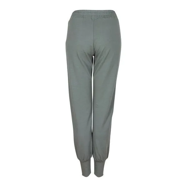 Jaya Jaya MANDY - Damen - perfekt sitzende Jogger-Pants für Yoga und Freizeit in softem French Terry aus elastischer Biobaumwolle, Agave/grün, – Produktbild 3 von 3