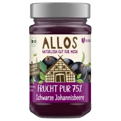Allos Allos Schwarze-Johannisbeeren-Fruchtaufstrich Frucht Pur – Produktbild 1 von 1