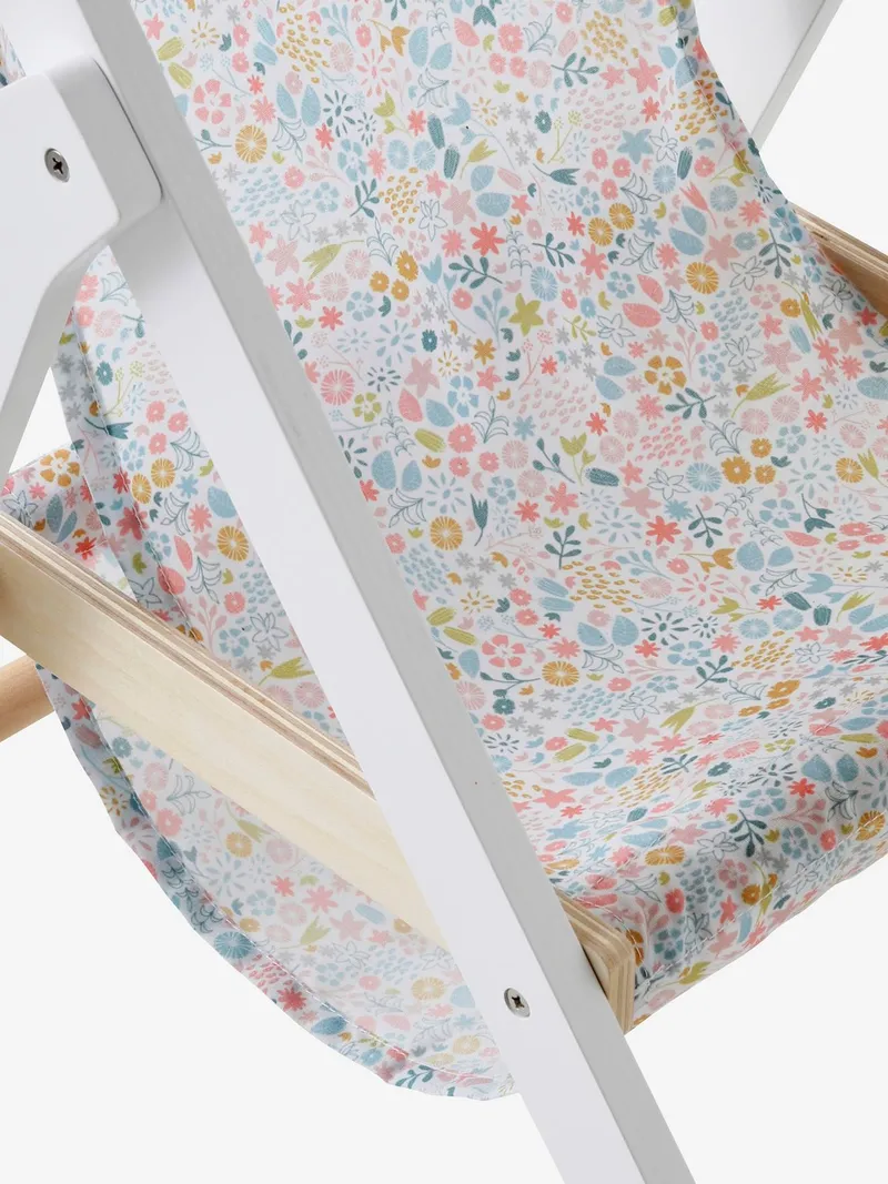 Vertbaudet Puppen-Buggy, Braun/weiß, – Produktbild 4 von 4