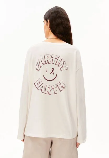 ARMEDANGELS ARMEDANGELS FIETAA EARTH Damen Longsleeve 100% Bio-Baumwolle, Oatmilk, – Produktbild 2 von 4