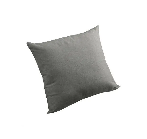 Nature by Adam Nature by Adam Kissenhülle aus 100% Bio-Baumwolle Uni Collection light, Dunkelgrau, – Produktbild 2 von 4