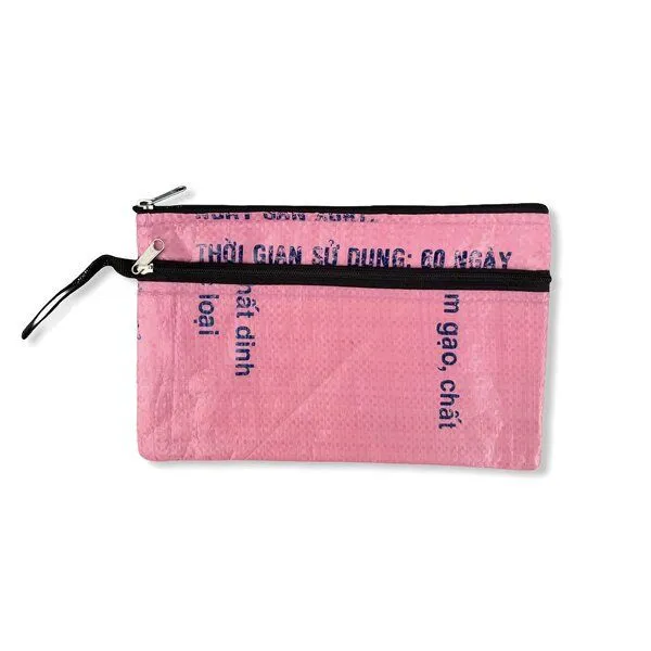 Beadbags Beadbags Federmäppchen / Kosmetiktasche Ri74 recycelter Reissack, Rosa, – Produktbild 1 von 2