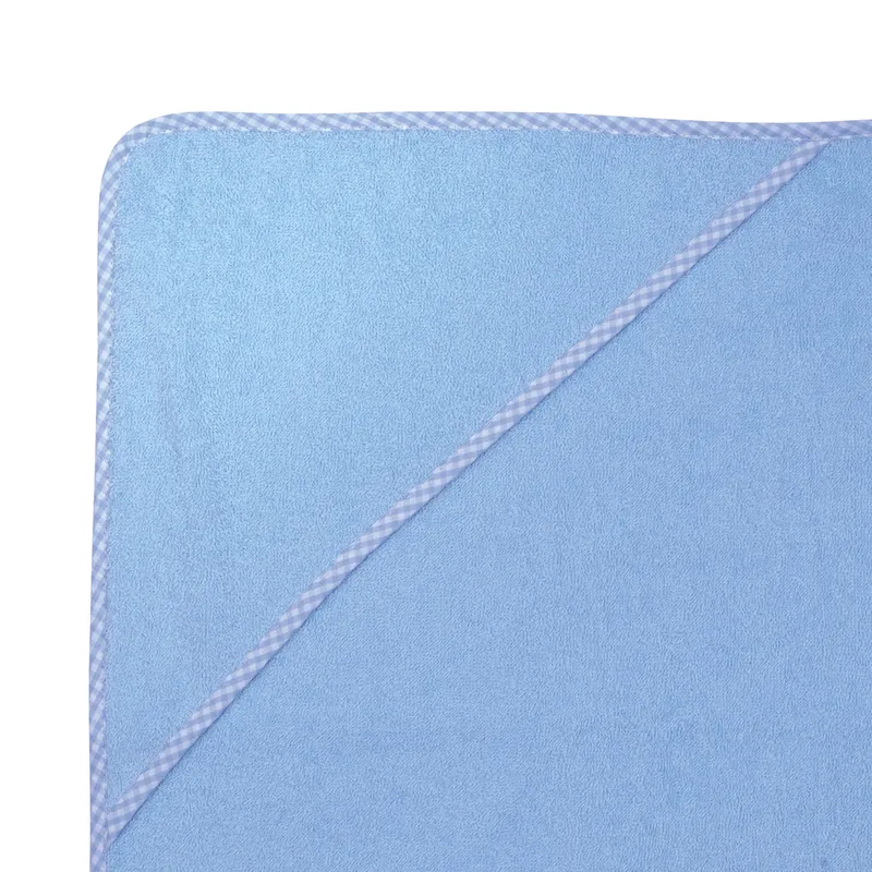 Wörner Wörner Kapuzen-Badetuch 80x80 cm blau, Blau, – Produktbild 2 von 2
